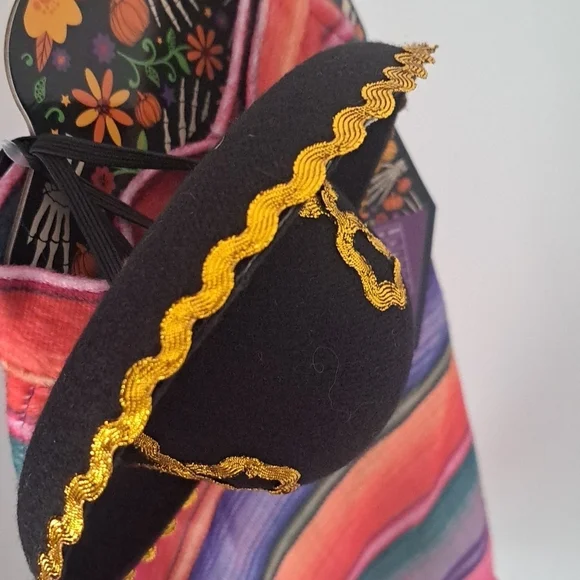 Halloween Pet costume hat with pancho size small - Picture 3 of 7